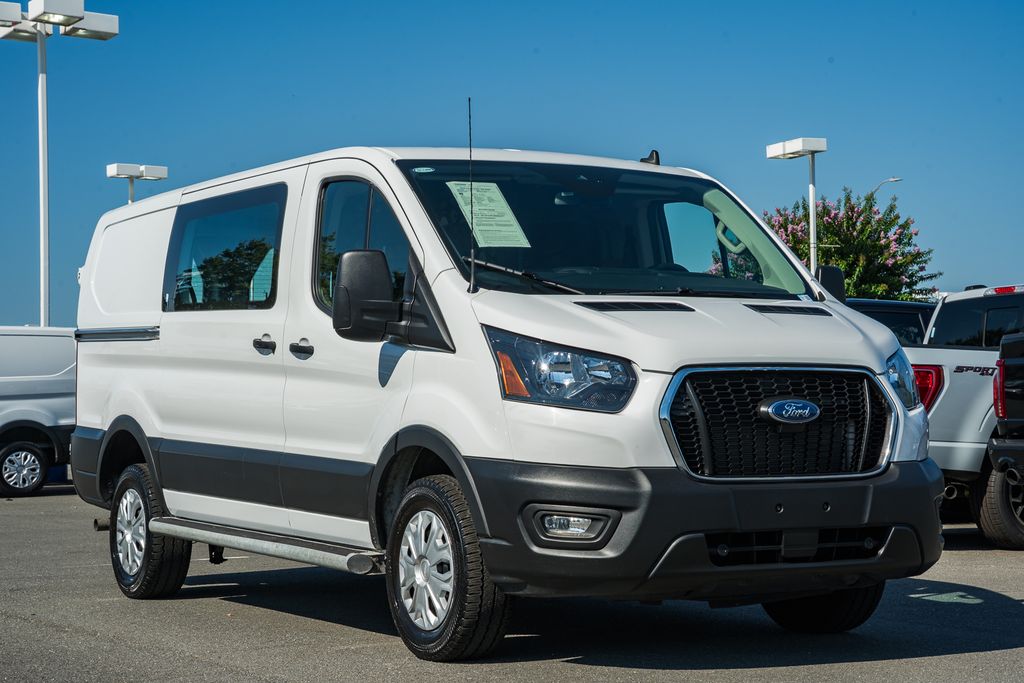 Oxford White 2025 Ford Transit Cargo Van Rear-Wheel Drive 