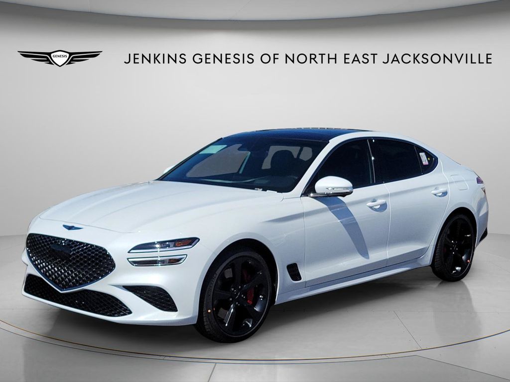 Uyuni White 2026 Genesis G70 Sedan Rear-Wheel Drive 8-Speed Automatic