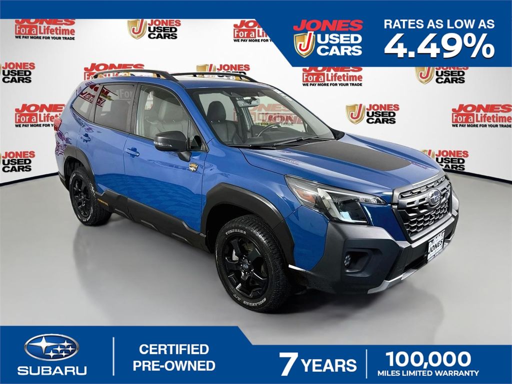 Blue 2022 Subaru Forester SUV / Crossover All-Wheel Drive Continuously Variable Transmission