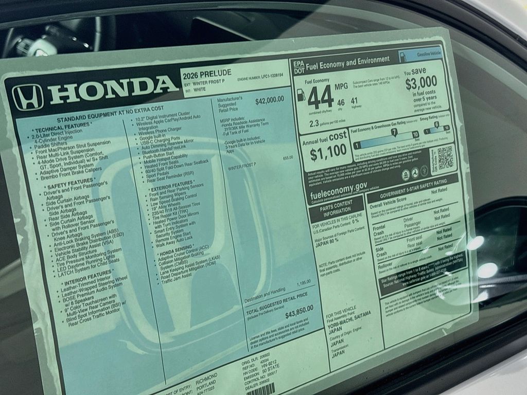 2026 Honda Prelude 