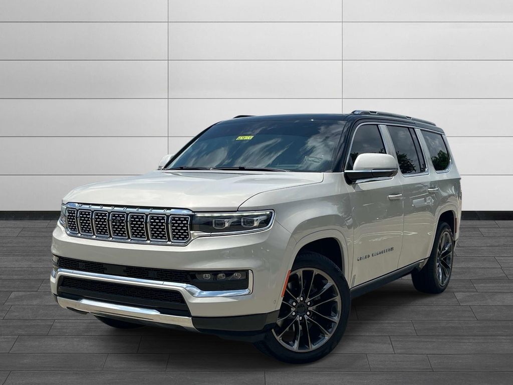 White Pearl 2022 Jeep Grand Wagoneer SUV / Crossover Four-Wheel Drive 8-Speed Automatic