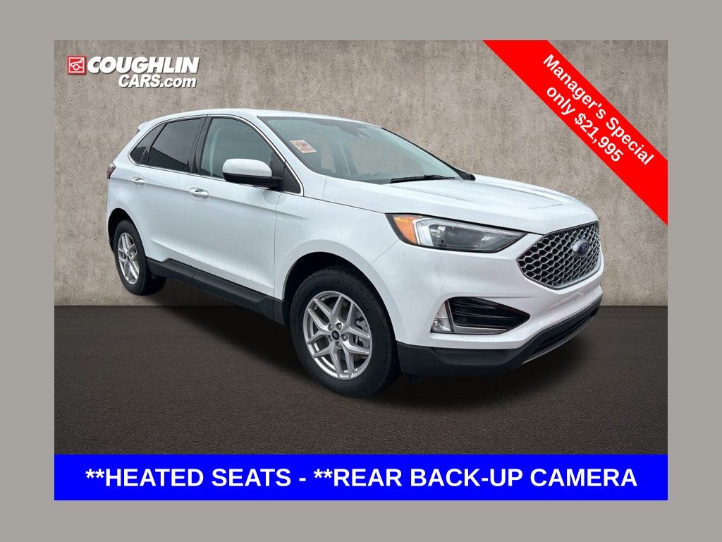Oxford White 2023 Ford Edge SEL AWD SUV / Crossover All-Wheel Drive 8-Speed Automatic