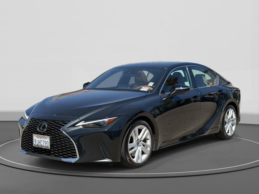 Black (Caviar) 2023 Lexus IS 300 RWD Sedan Rear-Wheel Drive 8-Speed Automatic