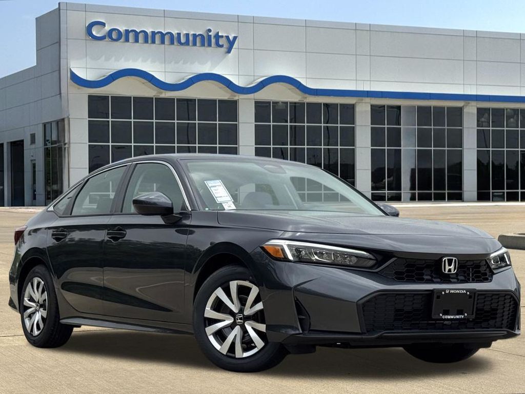 2026 Honda Civic LX Gray at Community Honda