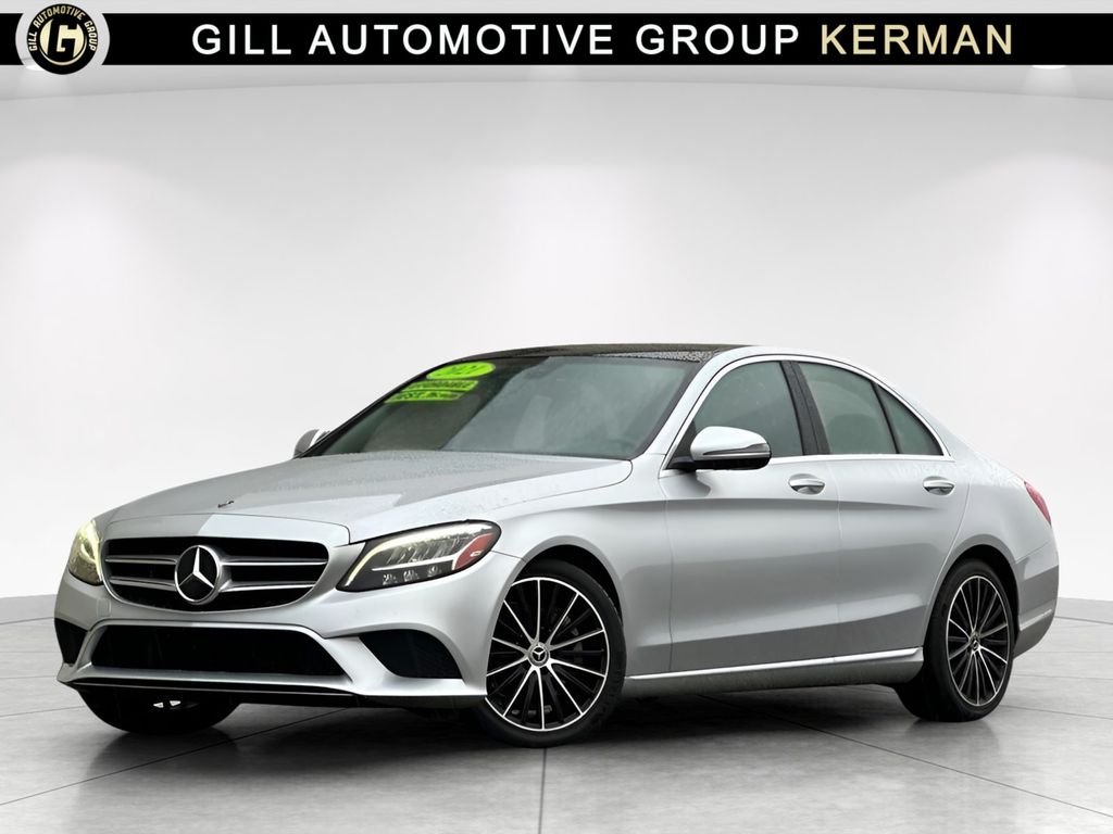 Silver 2021 Mercedes-Benz C-Class C 300 Sedan RWD Sedan Rear-Wheel Drive 9-Speed Automatic