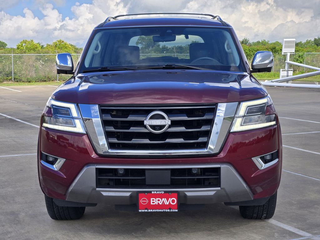 2022 Nissan Armada Platinum Red at DeMontrond Ford