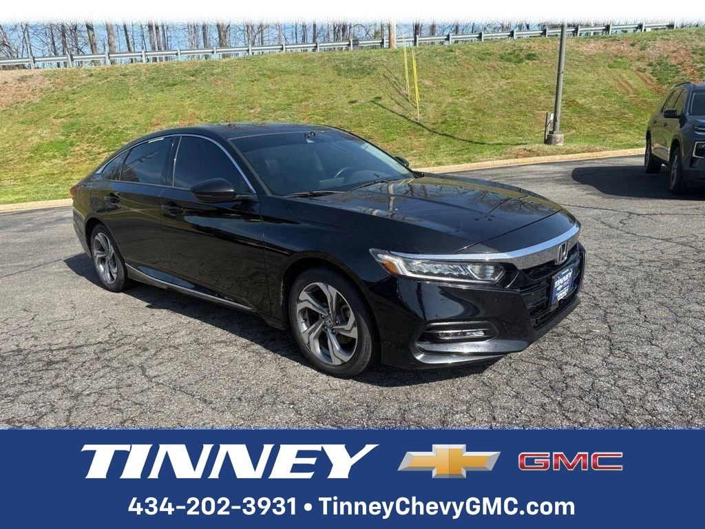 Black 2018 Honda Accord 1.5T EX-L FWD Sedan Front-Wheel Drive Continuously Variable Transmission