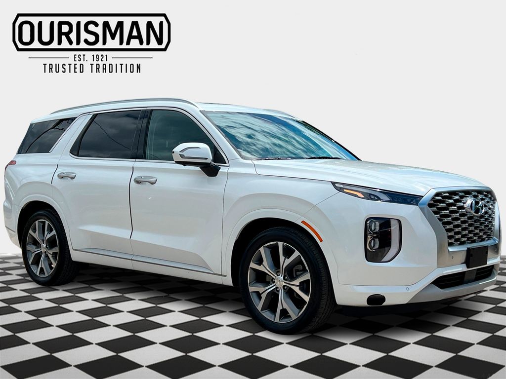 White 2022 Hyundai Palisade Limited AWD SUV / Crossover All-Wheel Drive 8-Speed Automatic