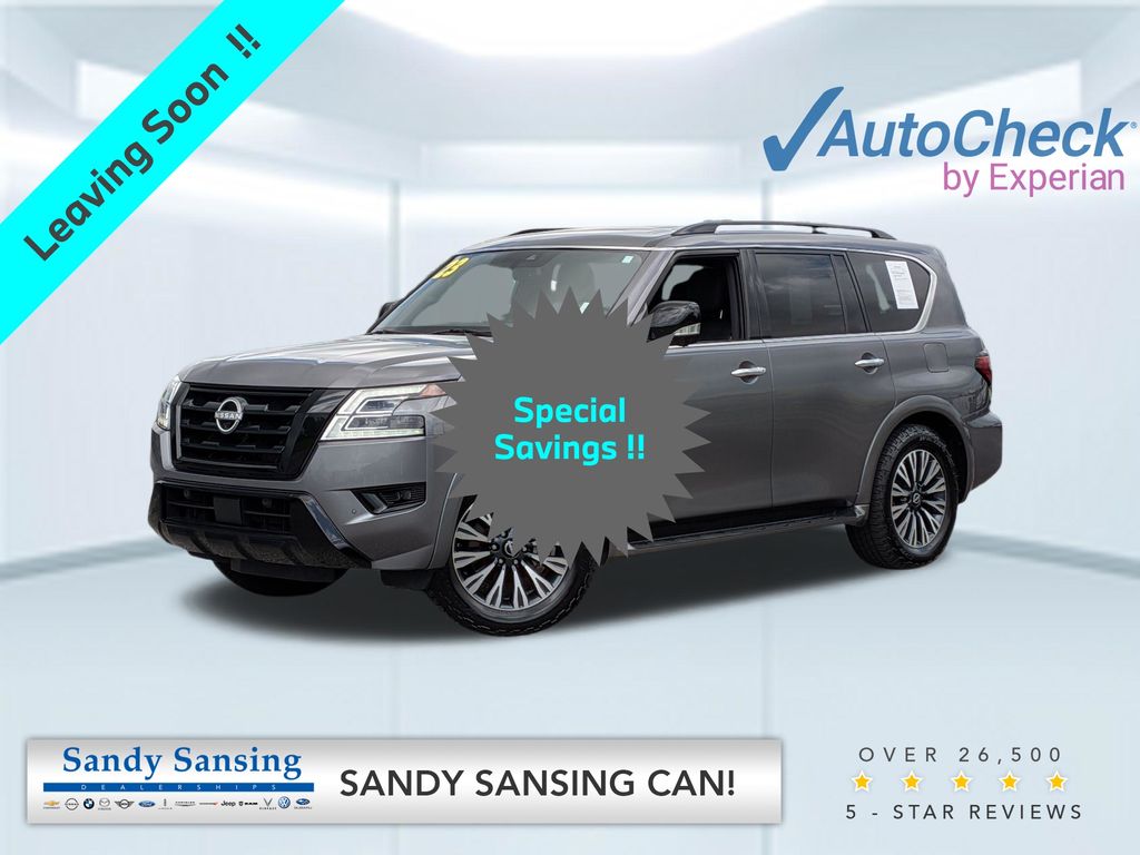 Gray (Gun Metallic) 2023 Nissan Armada SUV / Crossover 4X2 7-Speed Automatic