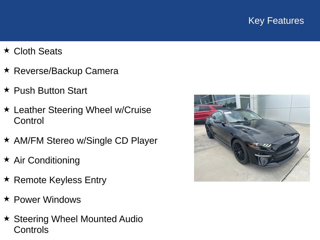 2018 Ford Mustang EcoBoost