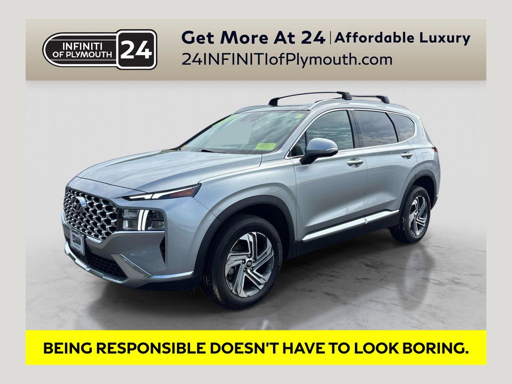 Shimmering Silver 2023 Hyundai Santa Fe SUV / Crossover All-Wheel Drive 8-Speed Automatic