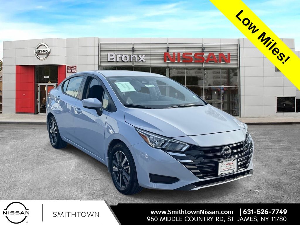 Pearl 2024 Nissan Versa SV FWD Sedan Front-Wheel Drive Continuously Variable Transmission