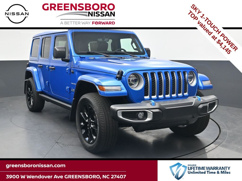 Hydro Blue Pearl Coat 2022 Jeep Wrangler 4xe SUV / Crossover Four-Wheel Drive 8-Speed Automatic