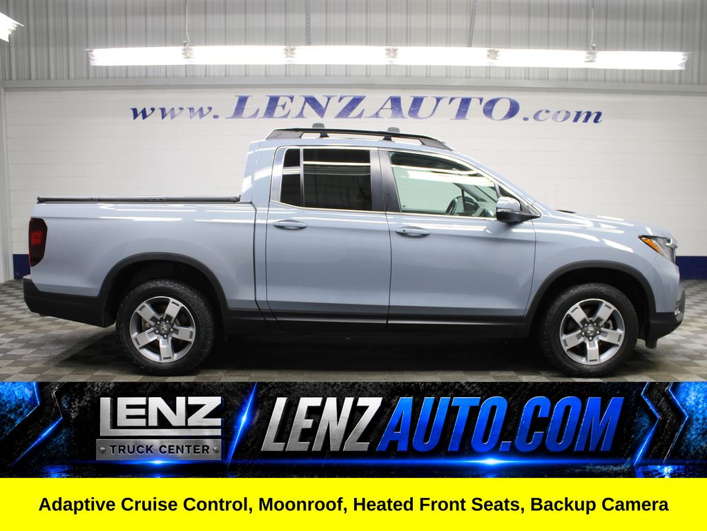 Sonic Gray Pearl 2025 Honda Ridgeline Pickup Truck All-Wheel Drive 9-Speed Automatic