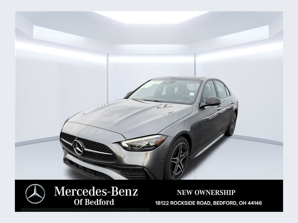 Gray 2026 Mercedes-Benz C-Class Sedan All-Wheel Drive 9-Speed Automatic