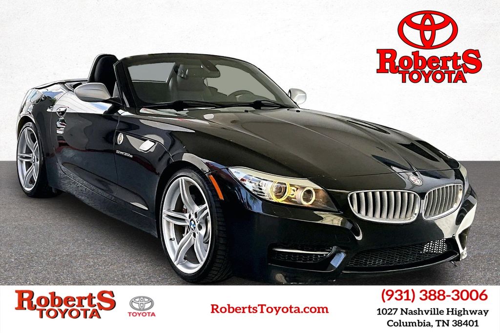 Black Sapphire Metallic 2011 BMW Z4 sDrive35is Roadster RWD Convertible Rear-Wheel Drive 7-Speed Manual