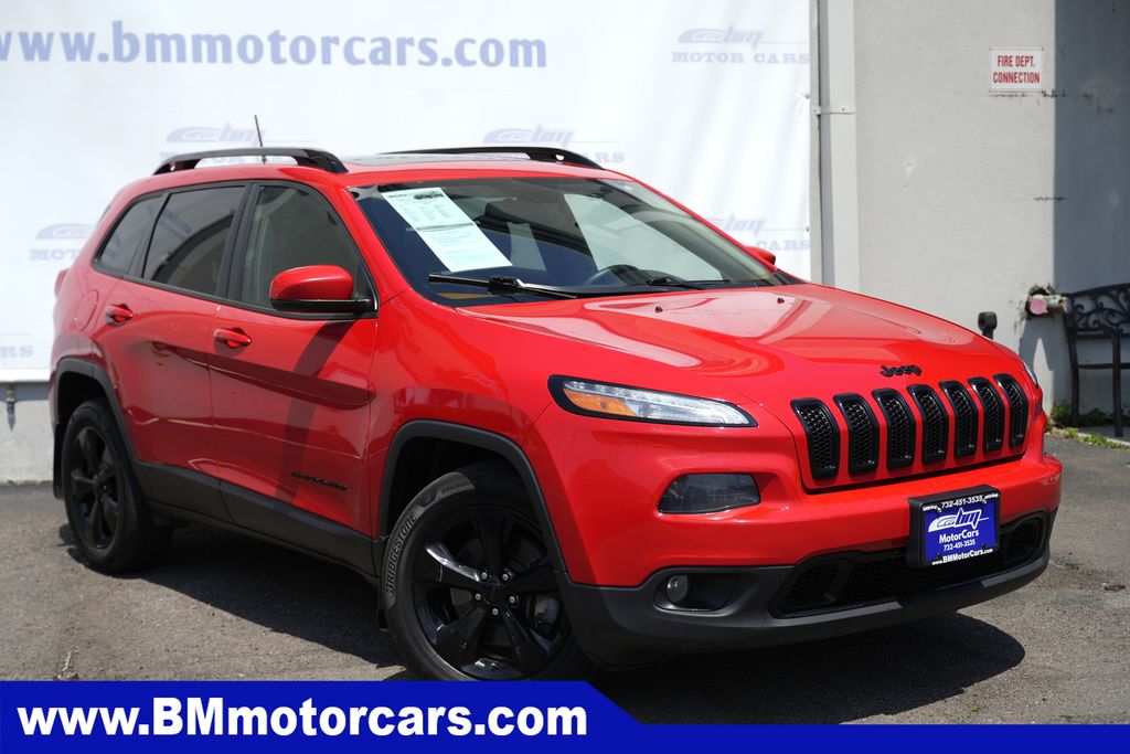 Firecracker Red Clearcoat 2017 Jeep Cherokee Limited 4WD SUV / Crossover Four-Wheel Drive 9-Speed Automatic