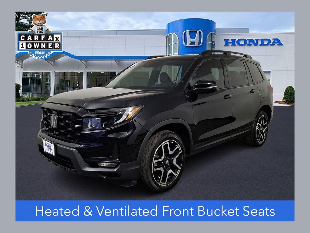 Crystal Black Pearl 2022 Honda Passport SUV / Crossover All-Wheel Drive 9-Speed Automatic