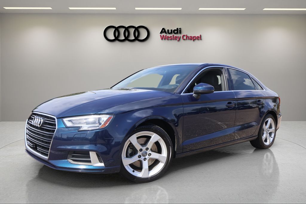 Cosmos Blue Metallic 2019 Audi A3 Sedan Front-Wheel Drive 7-Speed Automatic