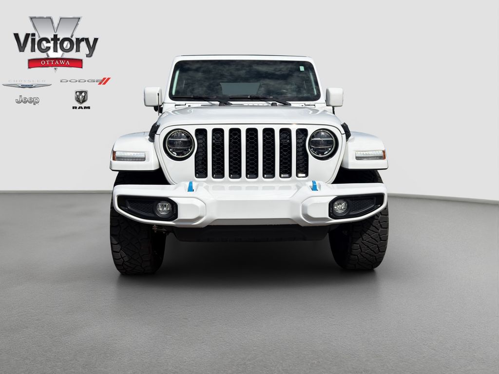 Used 2021 White Jeep Unlimited Sahara High Altitude 4xe image 2
