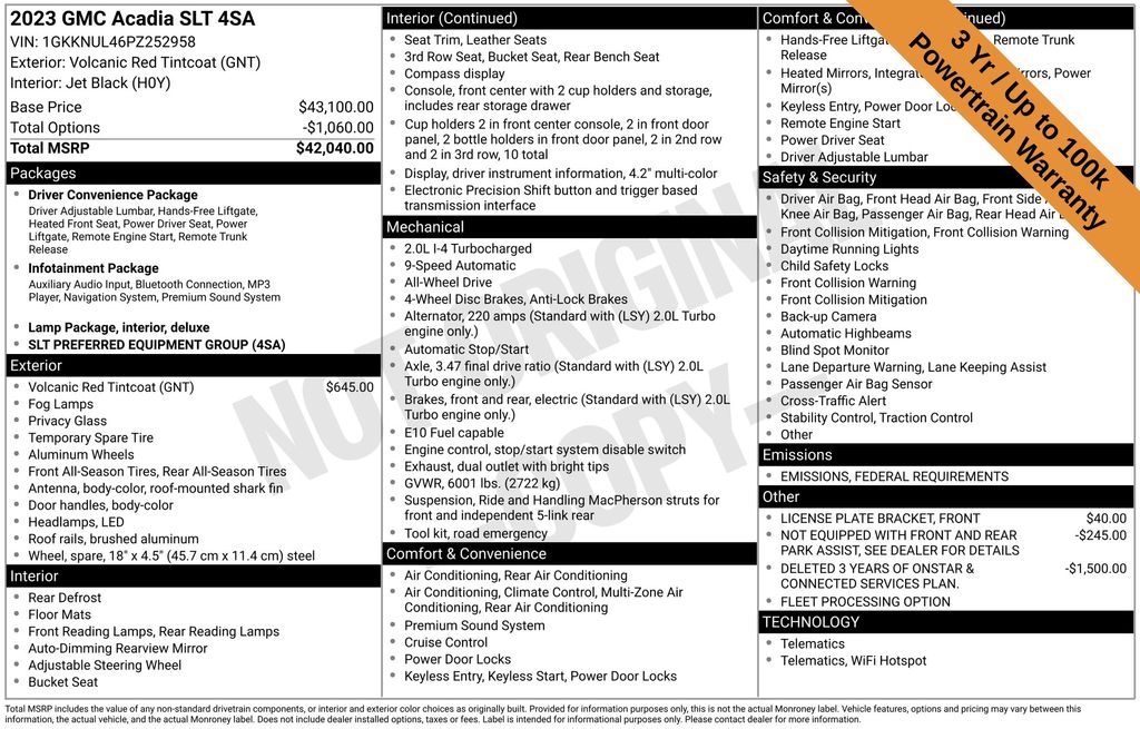 Used 2023 GMC Acadia For Sale in Fort Wayne, IN