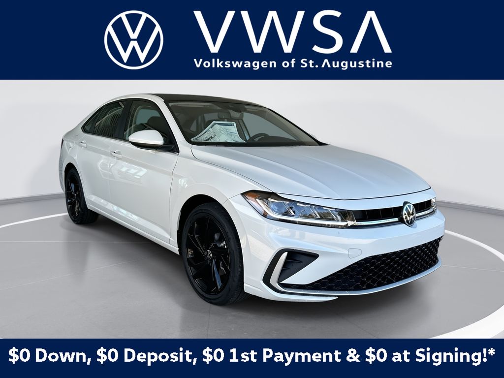 Opal White Pearl 2026 Volkswagen Jetta Sedan Front-Wheel Drive 8-Speed Automatic