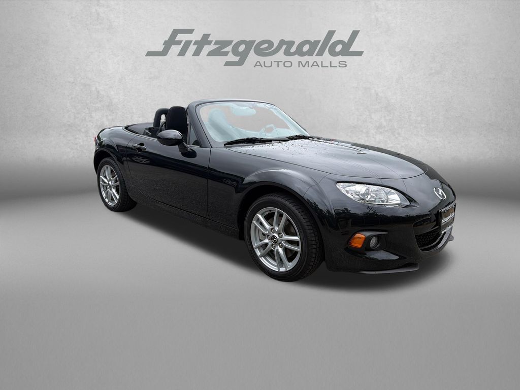 Jet Black 2014 Mazda MX-5 Miata Convertible Rear-Wheel Drive 5-Speed Manual