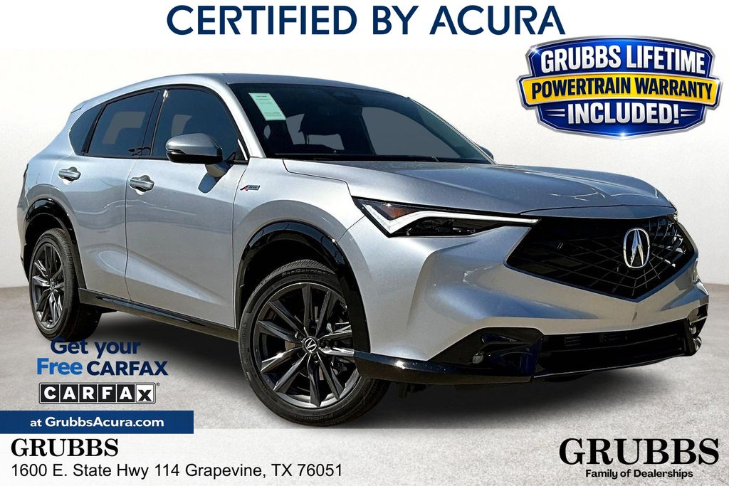 Solar Silver Metallic 2025 Acura ADX SH-AWD with A-SPEC Package SUV / Crossover All-Wheel Drive Continuously Variable Transmission