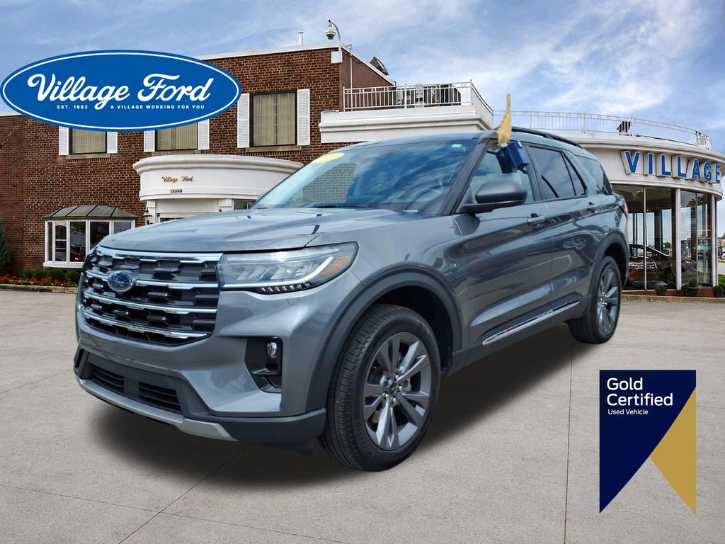 Gray Metallic 2025 Ford Explorer SUV / Crossover All-Wheel Drive Automatic