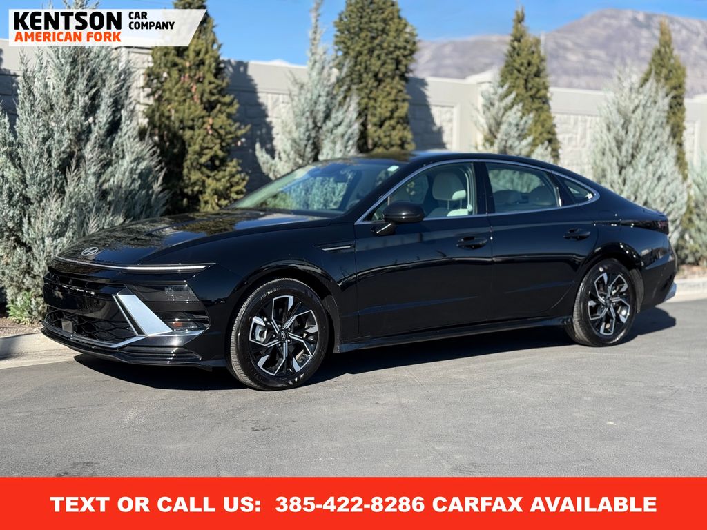 Abyss Black 2025 Hyundai Sonata SEL FWD Sedan Front-Wheel Drive 8-Speed Automatic