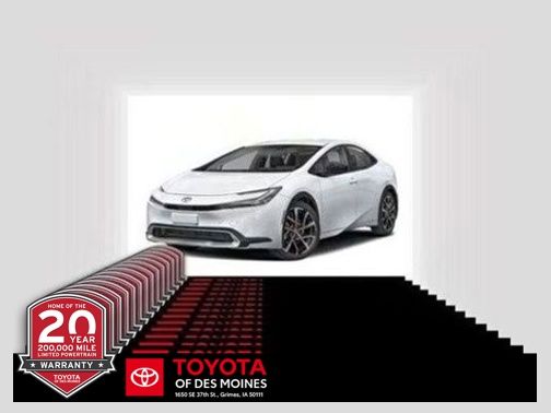 Midnight Black 2026 Toyota Prius Plug-In Hybrid XSE Premium FWD Hatchback Front-Wheel Drive Continuously Variable Transmission