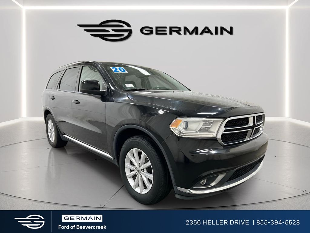 DB Black Crystal Clearcoat 2020 Dodge Durango SXT Plus RWD SUV / Crossover Rear-Wheel Drive 8-Speed Automatic