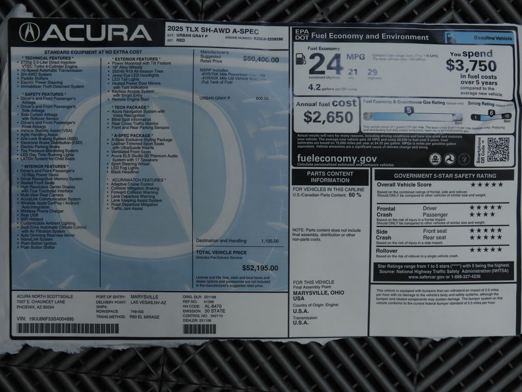 Thumbnail: 2025 Acura TLX - 9