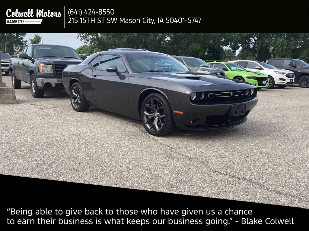 Gray (Granite Crystal Metallic Clearcoat) 2018 Dodge Challenger Coupe Rear-Wheel Drive 8-Speed Automatic