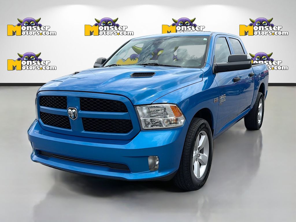 Hydro Blue Pearlcoat 2022 RAM 1500 Pickup Truck Four-Wheel Drive 8-Speed Automatic