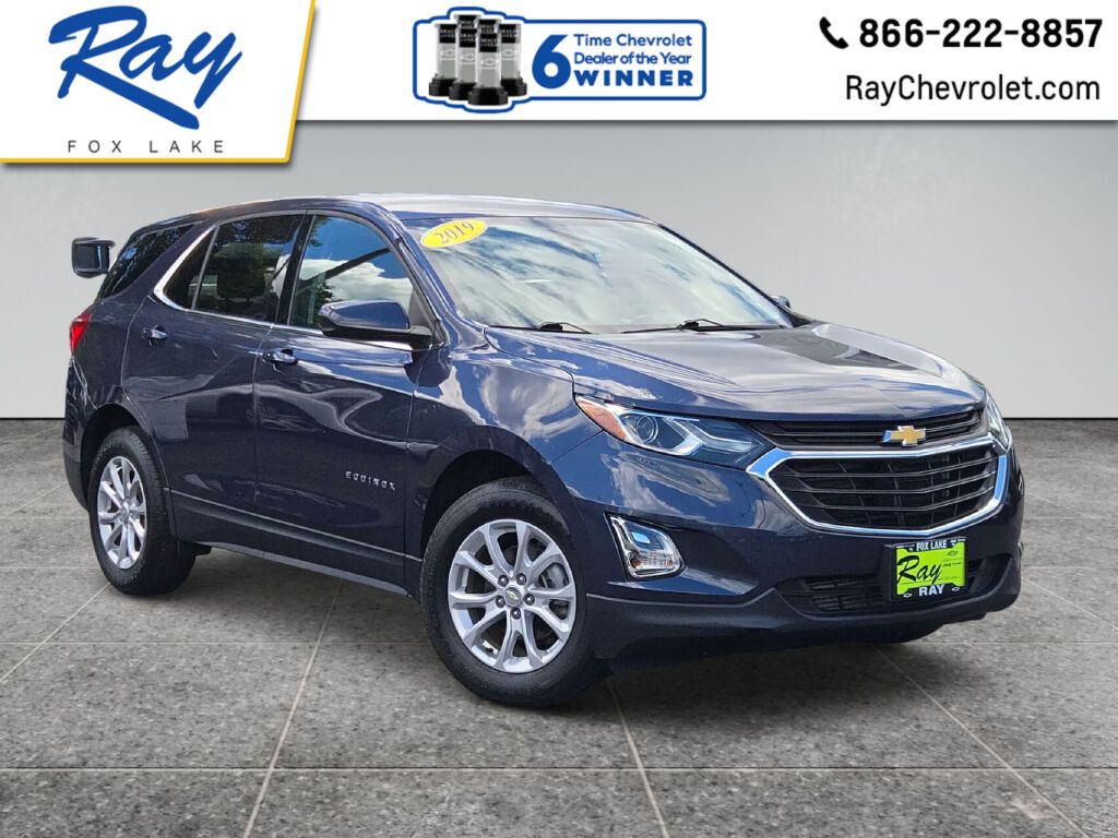 Blue Metallic 2019 Chevrolet Equinox SUV / Crossover Front-Wheel Drive 6-Speed Automatic Overdrive