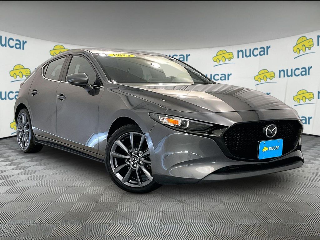 Machine Gray Metallic 2022 Mazda MAZDA3 Hatchback Front-Wheel Drive 6-Speed Automatic