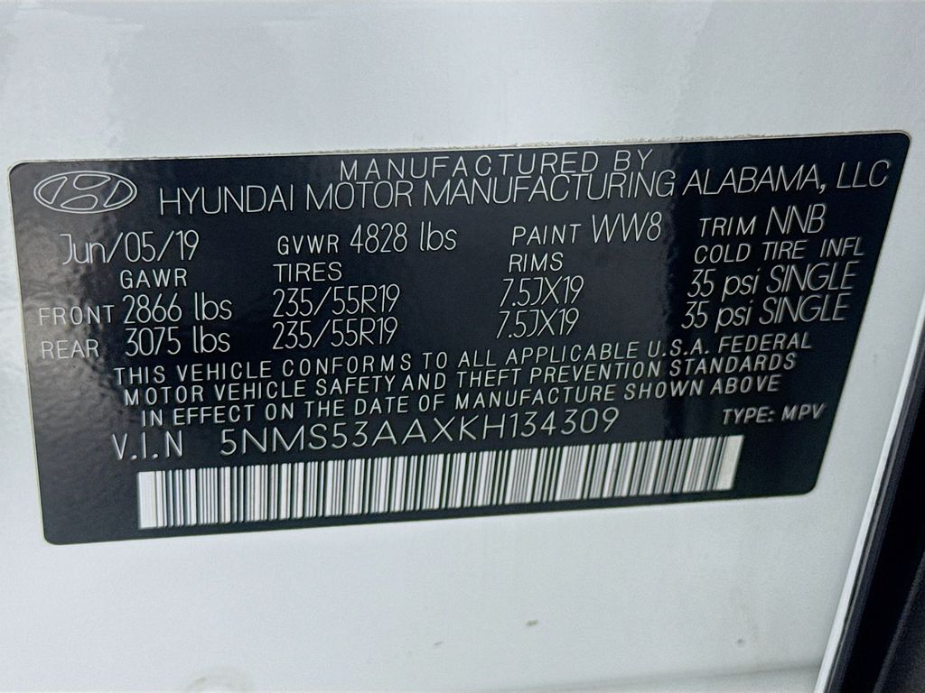 Used Car 2019 Hyundai Santa Fe  Limited For Sale Under $25,000 In Austin, Texas