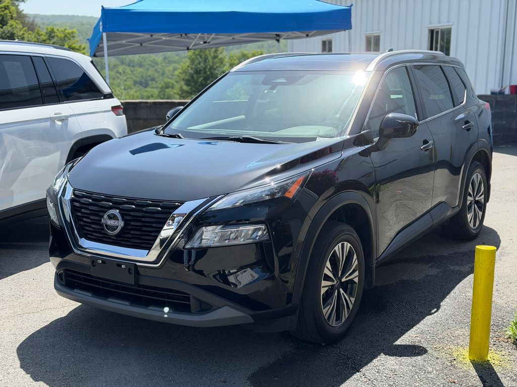 Super Black 2023 Nissan Rogue SUV / Crossover All-Wheel Drive Continuously Variable Transmission