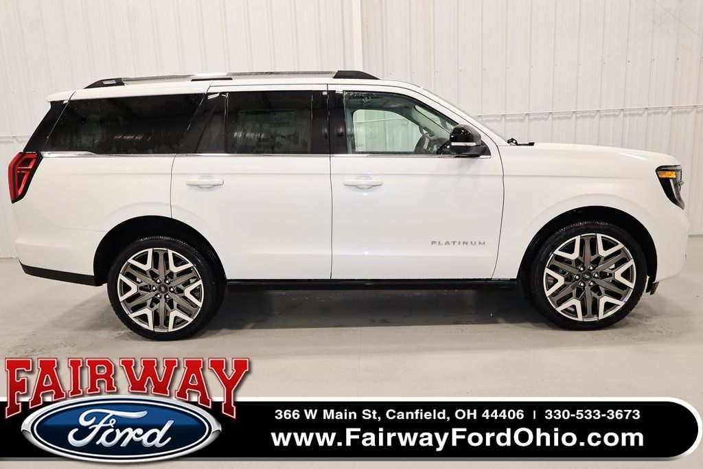 Star White Metallic Tri-Coat 2026 Ford Expedition Platinum 4WD SUV / Crossover Four-Wheel Drive Automatic