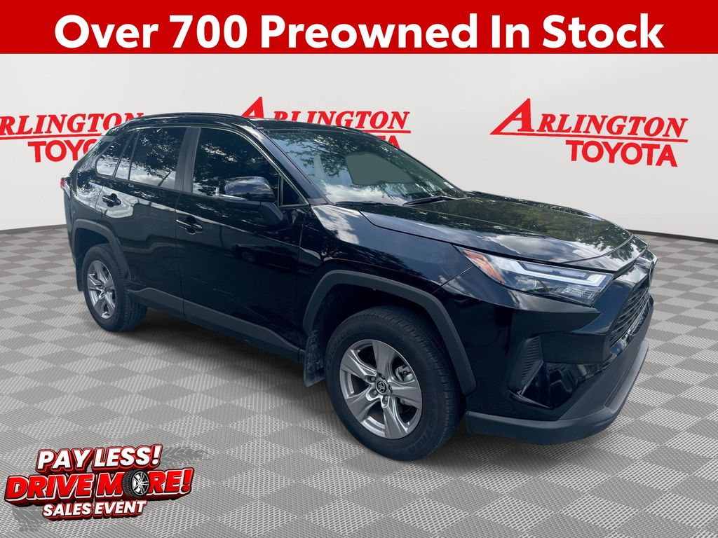Midnight Black Metallic 2025 Toyota RAV4 SUV / Crossover Front-Wheel Drive 8-Speed Automatic