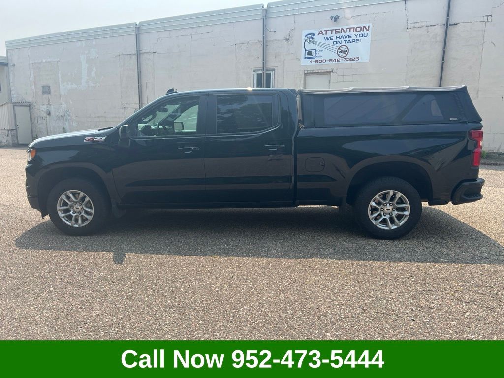 Black 2023 Chevrolet Silverado 1500 Pickup Truck Four-Wheel Drive Automatic