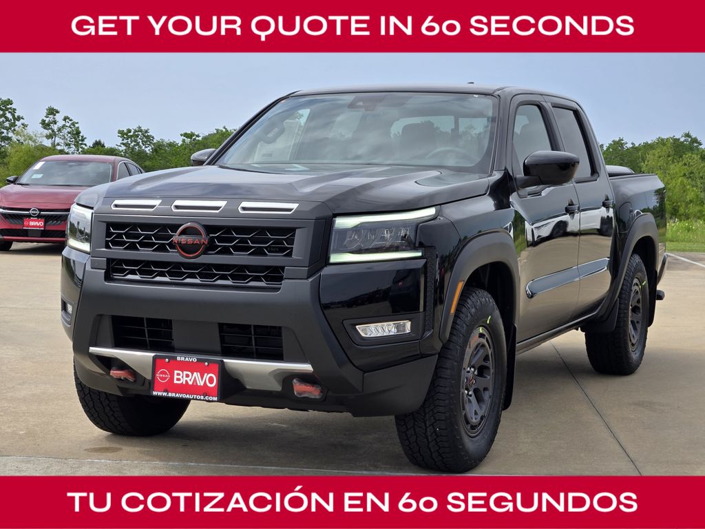 2026 Nissan Frontier PRO-X Black at Central Houston Nissan
