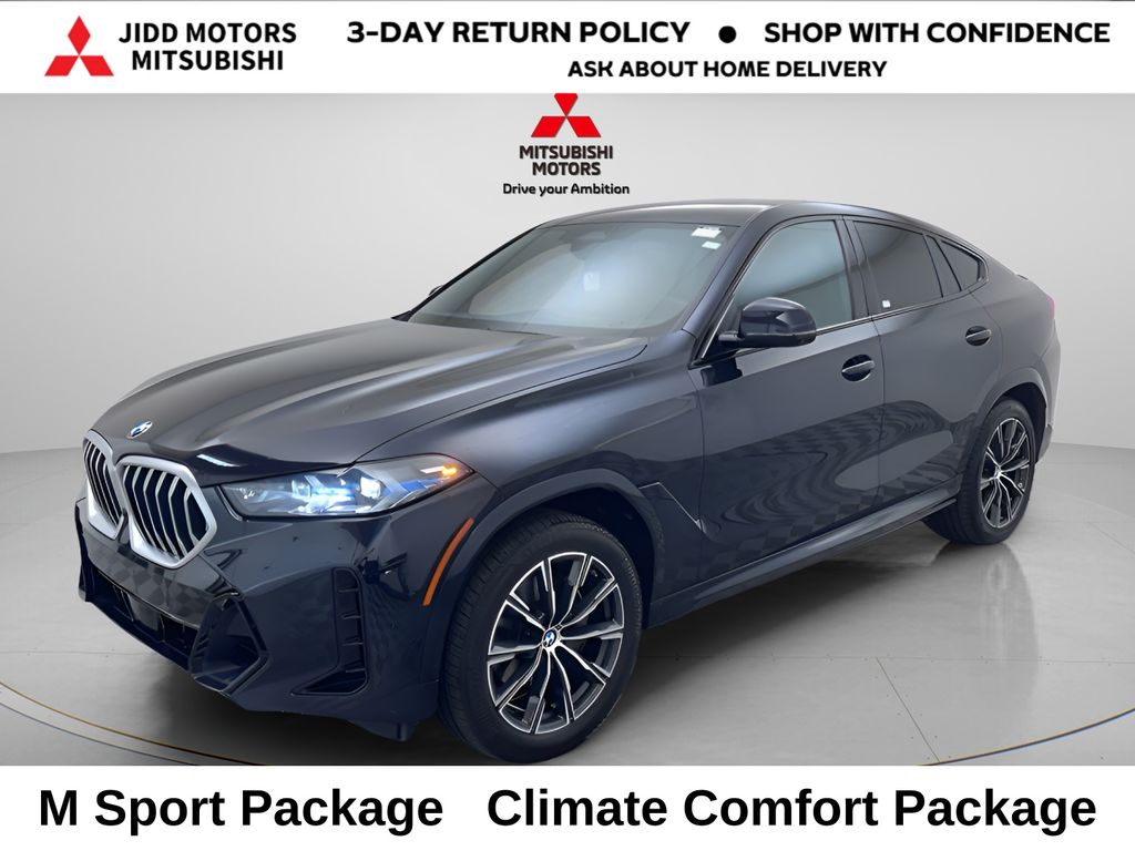 Carbon Black Metallic 2025 BMW X6 SUV / Crossover All-Wheel Drive 8-Speed Automatic