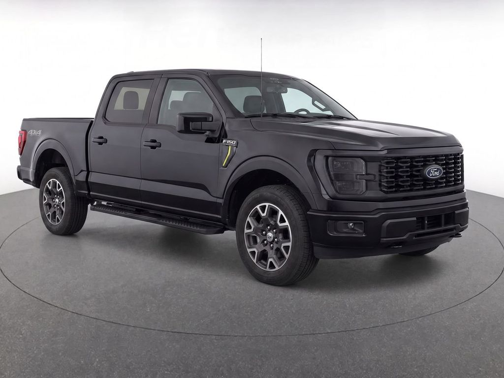 Black Metallic 2024 Ford F-150 Pickup Truck Four-Wheel Drive Automatic