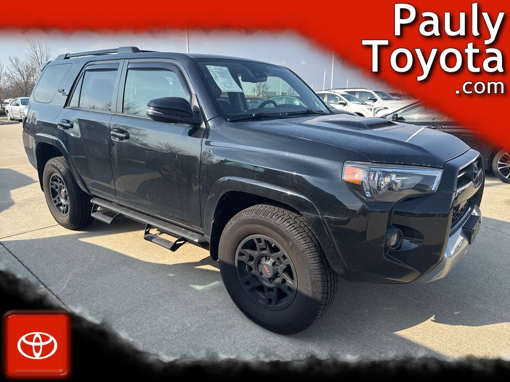 Midnight Black 2021 Toyota 4Runner TRD Off-Road Premium 4WD SUV / Crossover Four-Wheel Drive 5-Speed Automatic Overdrive