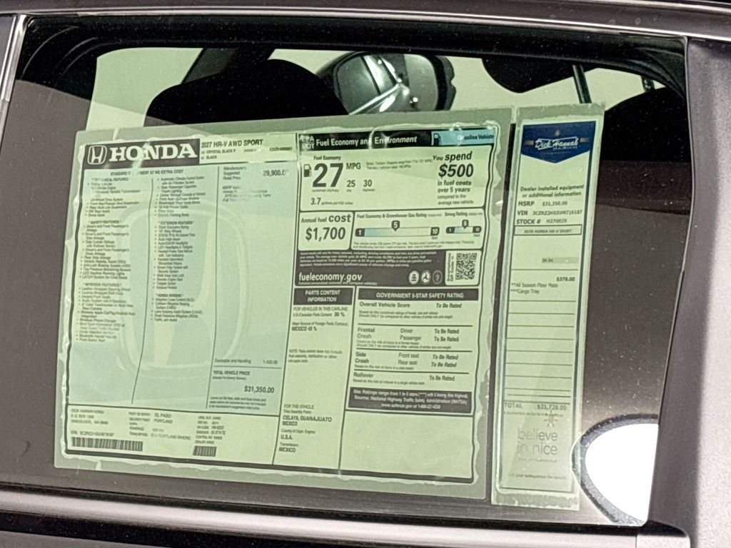 2027 Honda HR-V Sport