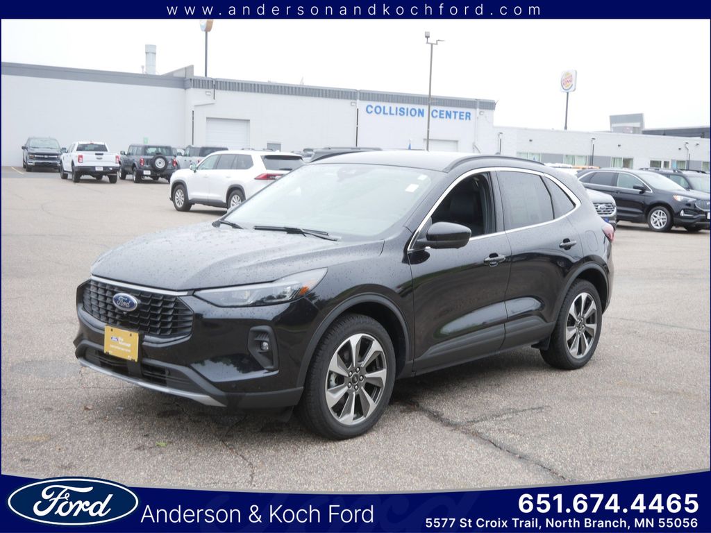 Agate Black Metallic 2024 Ford Escape Platinum AWD SUV / Crossover All-Wheel Drive 8-Speed Automatic