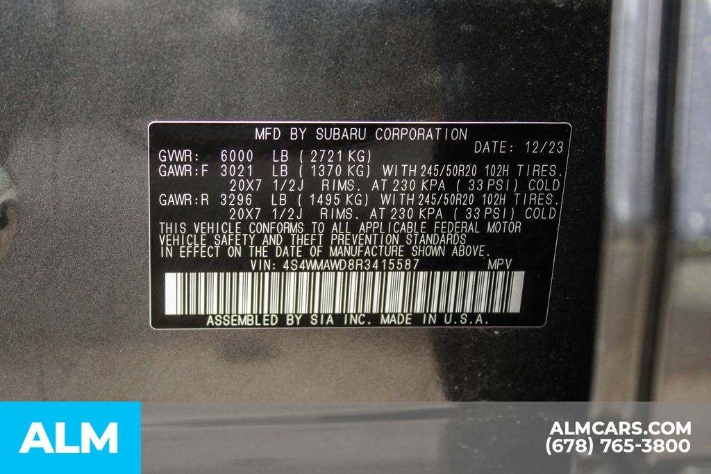 Used 2024 Gray Subaru Touring image 44