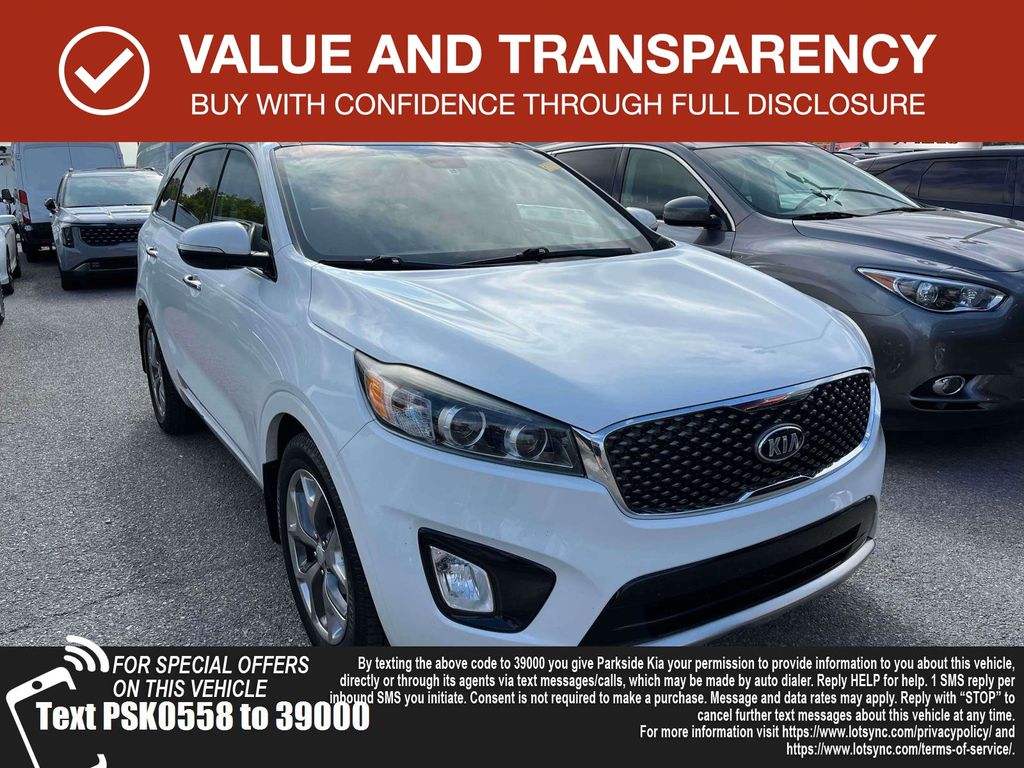 Snow White Pearl 2018 Kia Sorento SX V6 FWD SUV / Crossover Front-Wheel Drive 6-Speed Automatic